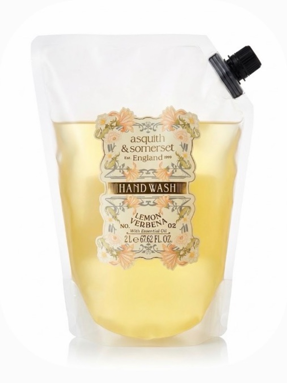 NWT ⚜️🍋⚜️ ASQUITH & SOMERSET Lemon Verbena Liquid Hand Wash Refill Pouch